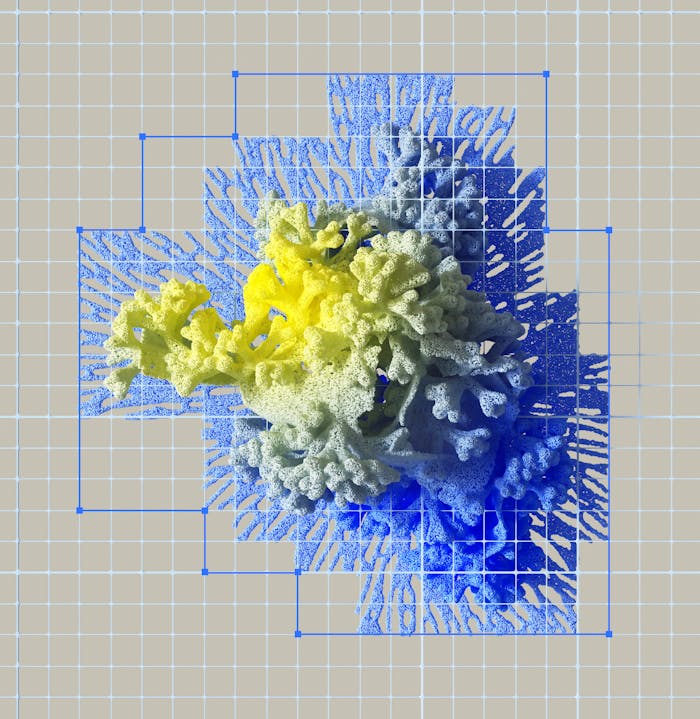 pexels photo 17484901 Colorful abstract 3D rendering of neural networks with vibrant blue and yellow gradients.